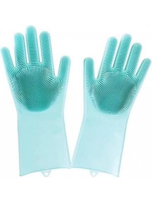 Freedom Storee Sihirli Isıya Dayanıklı Silikon Çok Amaçlı Bulaşık Eldiven Fırçası Magic Gloves