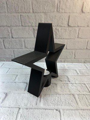 Astraltech Siyah Yıldız Şeklinde Mumluk Loş Işık Dekor Aksesuarı