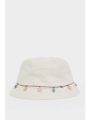 DeFacto Kız Çocuk Pamuklu Bucket ŞAPKA G6031A826SM