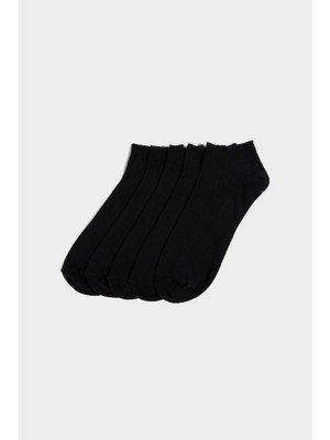 DeFacto Erkek 5li Pamuklu Patik ÇORAP H0714AXNS