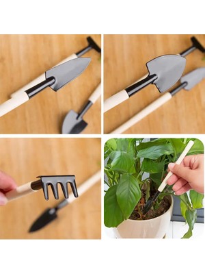 Freedom Storee Mini Ahşap Hobi Bahçe Seti 3 Parça