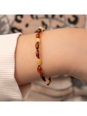 Skygo Bebek Damla Kehribar Bileklik