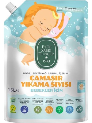 Verto Eyüp Sabri Tuncer Doğal Zeytinyağı 1,5lt Içerikli Bebek Çamaşır Yıkama Sıvısı