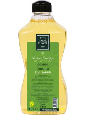 Verto Eyüp Sabri Tuncer 1,5lt Çeşme Limonu Sıvı Sabun Doğal Zeytinyağlı