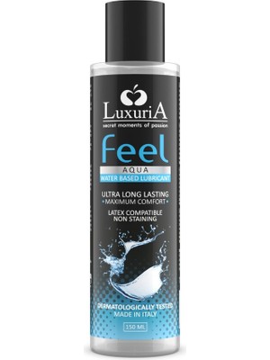 İntimateline Luxuria Feel Aqua Premıum 150 ml Su Bazlı Kayganlaştırıcı Jel