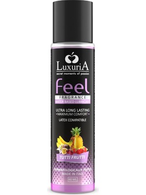 İntimateline Luxuria Feel Tutti Frutti Aromalı Doğal Formül 60 ml Su Bazlı Kayganlaştırıcı Jel