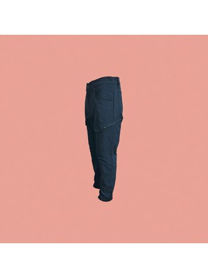 Beyzdenim Yazlık Taktikal Kargo Pantolon 54 Beden Lacivert Likralı Pamuk Kumaş Regular Kesim