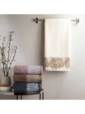 Schafer Home Lace Havlu 50X90 cm 1 Parça-Krem