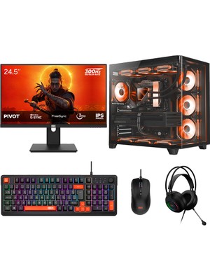 Dragos DRX9997 Ryzen 7 7700 16GB 512GB Nvme 16GB Rx 9070XT 24.5 Inç 300Hz 1ms Oyuncu Oem Paket