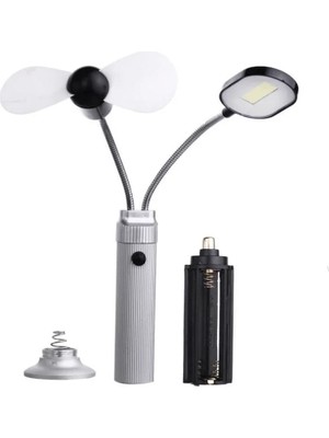 ForWhat Büro Ev Ofis Hediyesi Için Şarjlı Pervane Mıknatıslı Masa Lambası