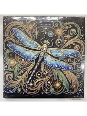 Elegantshop Tuval 5d Yapışan Boncuk Mozaik Tablo 25*25 cm YY71