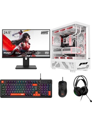 Dragos DRX9885 Ryzen 5 7500X3D 16GB 512GB Nvme 16GB RTX5060TI 24.5 Inç 200Hz 1ms Oyuncu Oem Paket