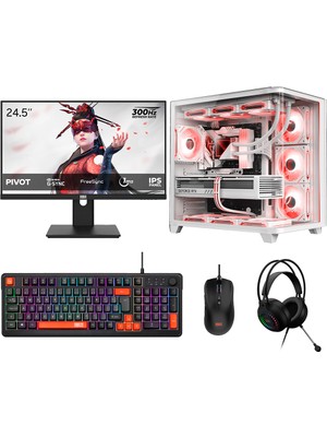 Dragos DRX10000 Ryzen 7 7700 16GB 512GB Nvme 16GB Rx 9070XT 24.5 Inç 300Hz 1ms Oyuncu Oem Paket