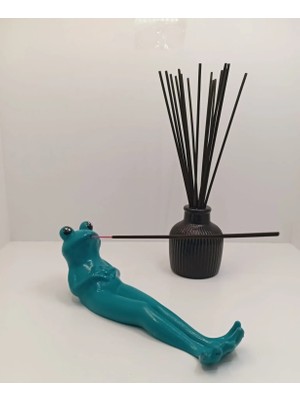 Tedi Sanat TediSanat Mavi Kurbağa Çubuk Tütsülük (20 ADET ÇUBUK TÜTSÜ HEDİYELİ)