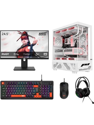 Dragos DRX9814 Ryzen 5 5600 16GB 512GB Nvme 8gb RTX5050 24.5 Inç 300Hz 1ms Oyuncu Oem Paket