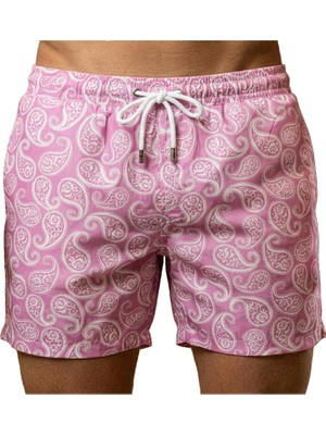 Estiva Erkek Dijital Desenli Deniz Şortu Wave