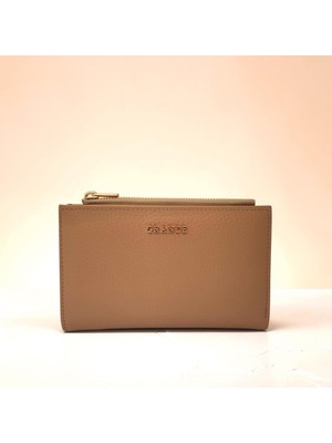 Grande Gerçek Deri Kadın Cüzdanı Orta Boy Hakiki Deri