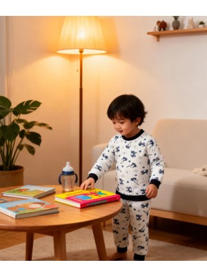 Ayyıldız Bebe Ayyıldız Filli Desen Süprem Pijama Takım