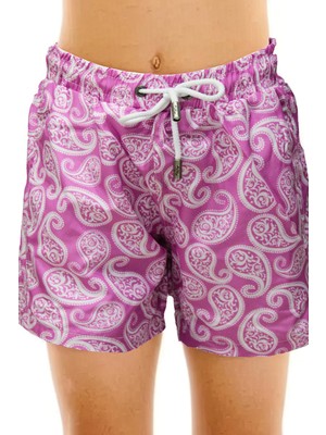 Estiva Erkek Çocuk Dijital Desenli Deniz Şortu Wave