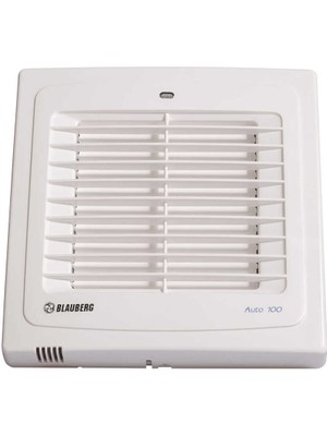 Blauberg Auto 100 H Nem Sensörlü Otomatik Panjurlu Banyo Fanı 100 mm 98 m3/h Emiş Gücü