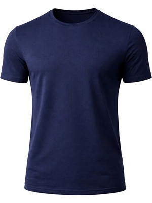 Jiber Anti Alerjik Bisiklet Yaka Bambu Erkek T-Shirt 334