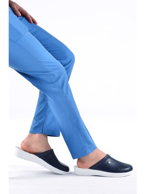 Gezer 4768 4 Nokta Sabo Taban Erkek Terlik Lacivert Günlük Kullanım İçin Konforlu Seçim