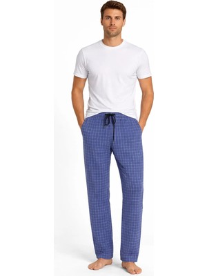 Pemilo Erkek Desenli Cepli % 100 Pamuk Tek Alt