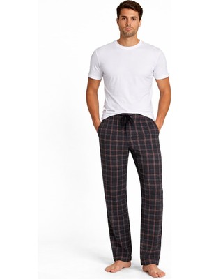 Pemilo Erkek Desenli Cepli % 100 Pamuk Tek Alt
