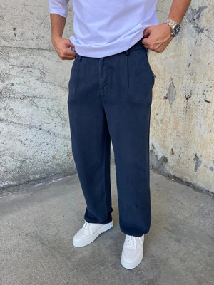 Difransel Jeans Erkek Tensel Kumaş Rahat Kesim Baggy Pantolon