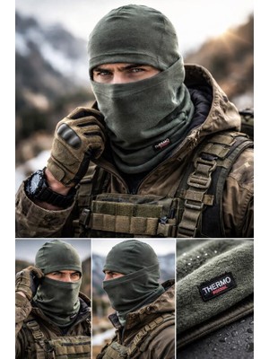 Thermoform Kar Maskesi - Haki