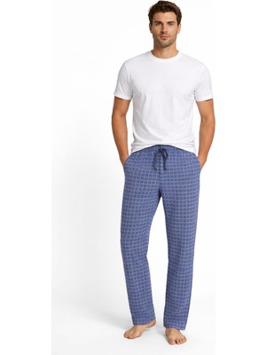 Pemilo Erkek Desenli Cepli % 100 Pamuk Tek Alt