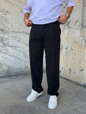 Difransel Jeans Erkek Tensel Kumaş Rahat Kesim Baggy Pantolon