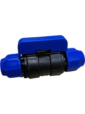 Veka 20 mm Kaplinli Küresel Vana | Pe Boru Uyumlu Plastik Su Vanası | 20’lik