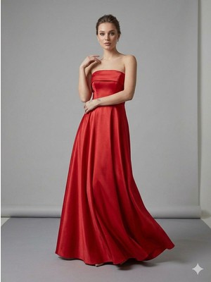 Centilmen Doridorca Straplez Uzun Elbise 6068