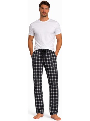 Pemilo Erkek Desenli Cepli % 100 Pamuk Tek Alt