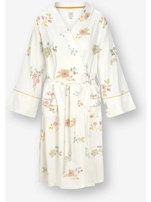 Pip Studio Naomi Beyaz Viscose Kimono
