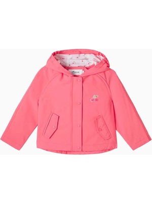 Bonpoint Esmée Pembe Su Itici Kapüşonlu Kız Çocuk Montu