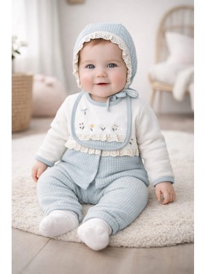 Organik Kumaş 5 Parça Hastane Çıkışı Set