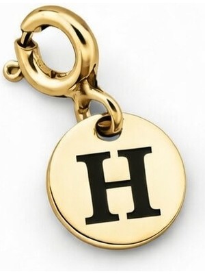 Silveranka 925 Ayar Gümüş H Harfi Kolye Ucu - Charm