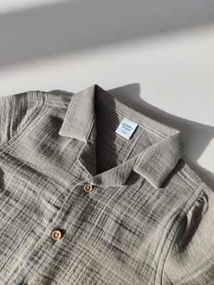 Bandiwa Gulian Erkek Bebek Kısa Kollu Yazlık Gömlek