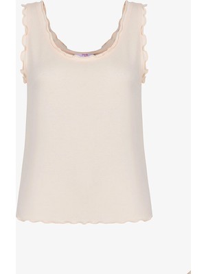 Penti Bej Sweet Day Atlet Pijama Üstü