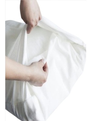 Divanev 8 Adet Flaplı Beyaz Iç Yastık Kılıfı 60X80 cm