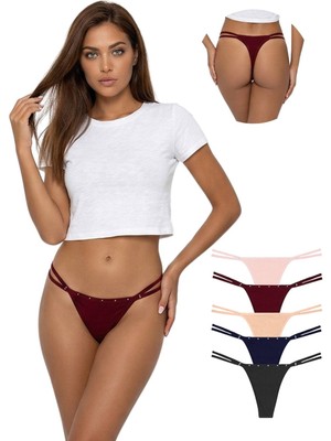 New Lilla 1055 CIFT IPLI STRING KADIN KÜLOT