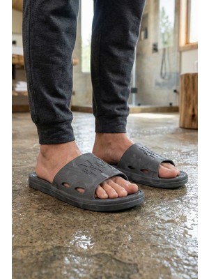 Gezer Yazlık Erkek No Fear Airblow Islak Zemine Uygun Günlük Ev Bahçe Havuz Terlik