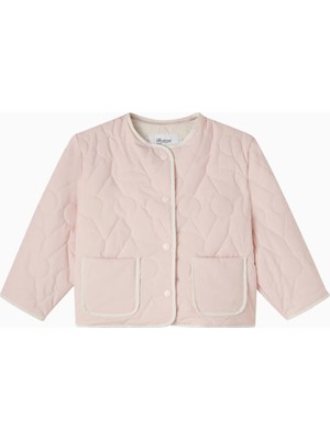 Bonpoint Lorelei Pembe Kiraz Desenli Kapitone Kız Çocuk Ceket