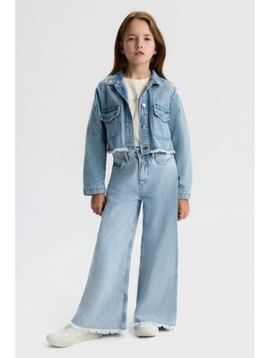 Ugly Duck 8-14 Yaş Arası Brazıl Taşlı Kot Ceket - Mavi