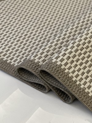 Babil Home  Jüt Sisal Kilim Dokuma Halı Salon Koridor Yolluk Mutfak Halısı 8106 Kahve