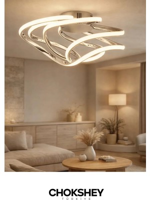 Onba Yeni Nesil LED Tavan Avizesi | Minimal Tasarım, Güçlü Aydınlatma, 3 Işık Modu