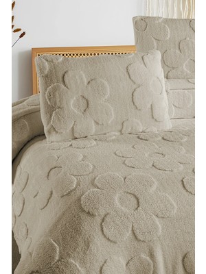 Noctiluca Fleura Çiçek Desen Tek Kişilik Battaniye Yumuşak Wellsoft Yatak Örtüsü 160X230 1 Adet Yastık Kılıfı