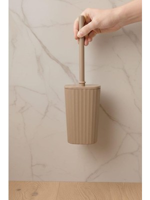 Okyanus Home Safir  Kendinden Yapışkanlı Wc Fırçalık Vizon